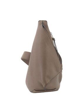 Loewe Anton Sling Bag Leather Brown Silver